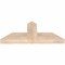 Ekena Millwork Portland Smooth Timber Gable Bracket, Douglas Fir, 36"W x 15"H x 3 1/2"D x 5 1/2"F, 10/12 Pitch GBW036X15X0406POR00SDF - alternate 2